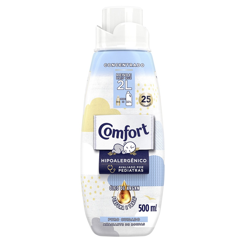 7891150039001 SUAV. COMFORT CONC. BOT. 500 ML. HIPOALERG. PURO CUIDADO