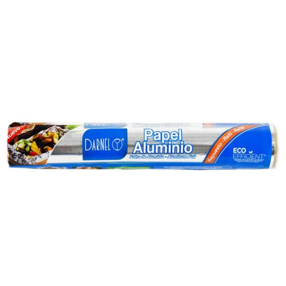 7898553454820 PAPEL ALUMINIO ROLLO 30 CM. X 7,5 M. DARNEL (Q12300075Y)