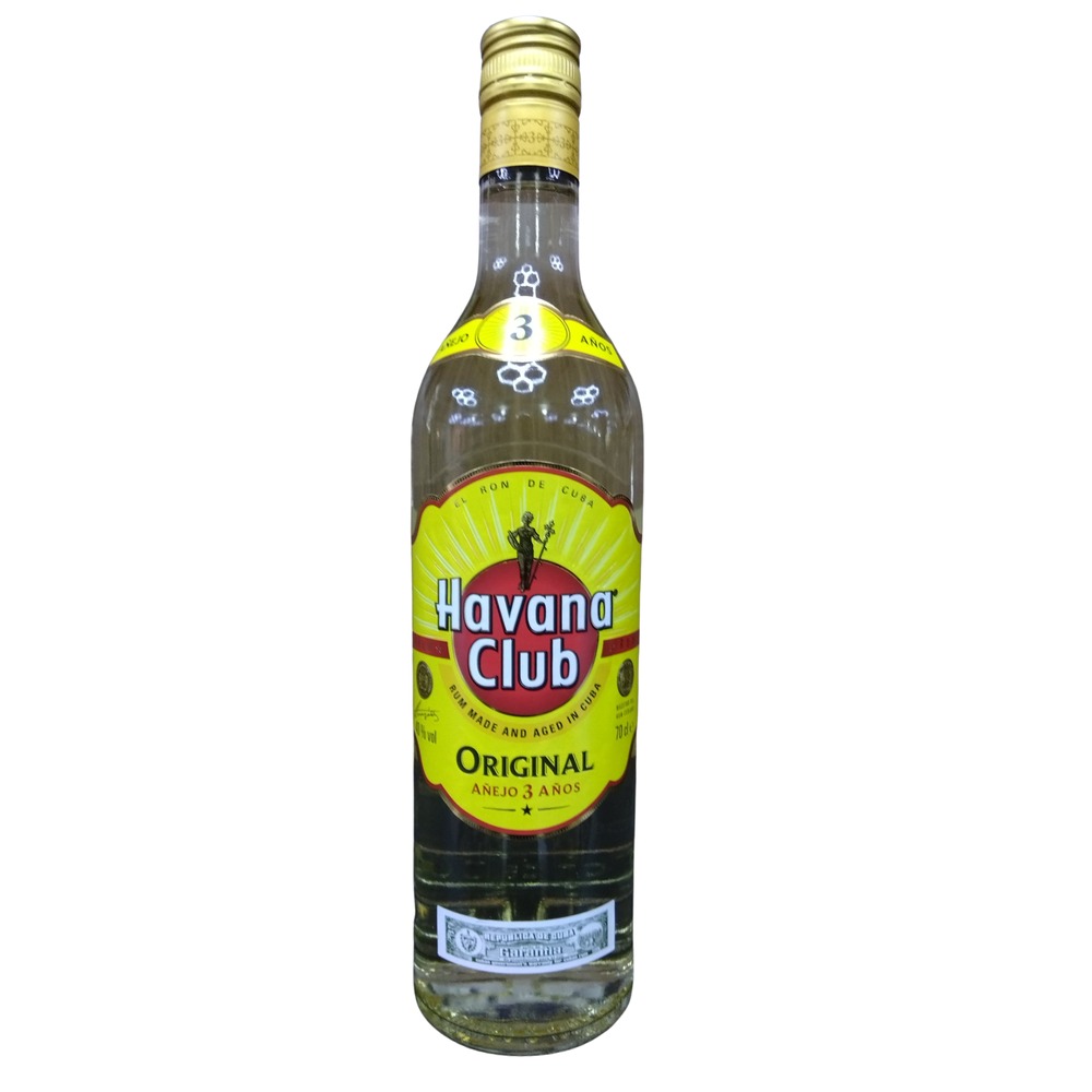 8501110080231 RON HAVANA CLUB AÑEJO 3 AÑOS 700 CC. BOT. (318)