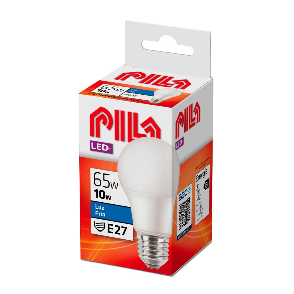 LAMPARA PILA LEDBULB FRIA 10 W E27