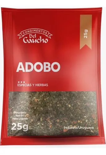 107111 ADOBO DEL GAUCHO S/PICANTE 100 GRS. SACHET (ADSPS100)