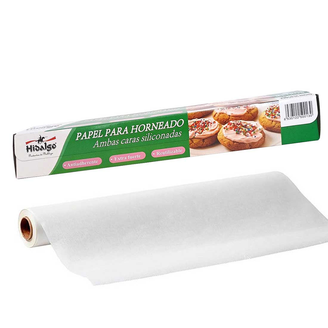 107299 PAPEL MANTECA SILICONADO 30 CM. X 5 M. HIDALGO (1802500)