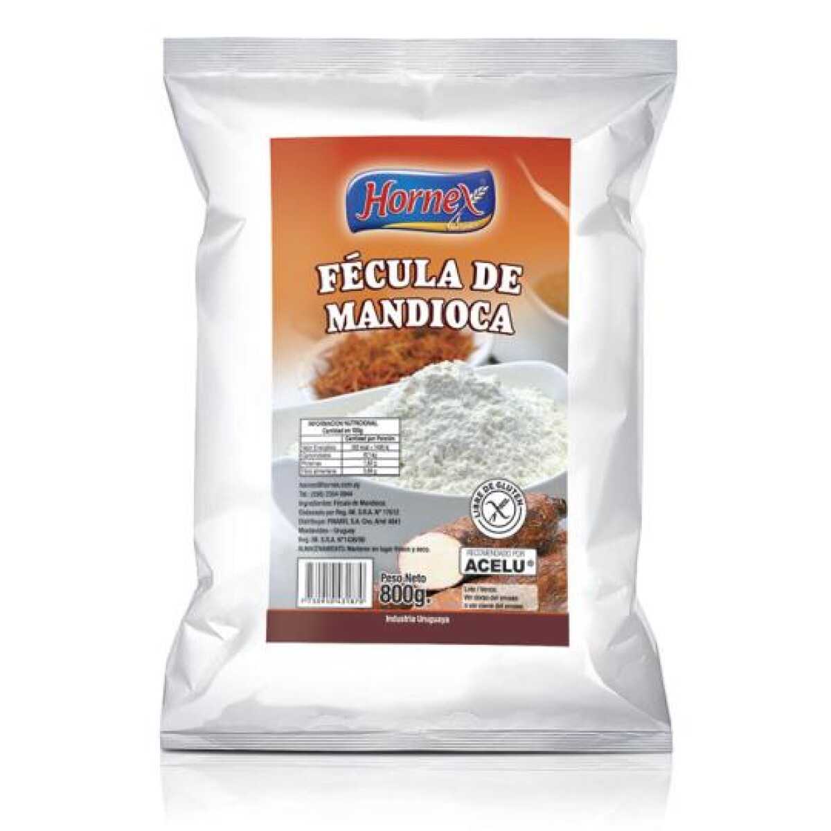FECULA DE MANDIOCA HORNEX 800 GRS. PTE. (1870)