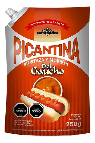 PICANTINA DEL GAUCHO 250 GRS. D. PACK C/PICO (PICDP0250)