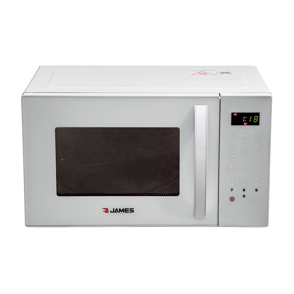 HORNO MICROONDAS JAMES J-23 MDB 23 LTS. DIGITAL BCO. (6123)