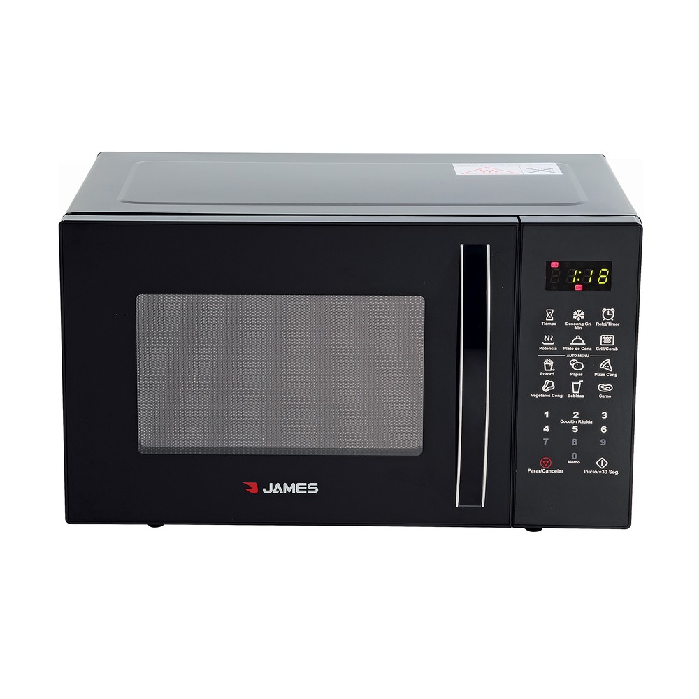 109467 HORNO MICROONDAS JAMES J-23 MDN 23 LTS. NEGRO (7123)