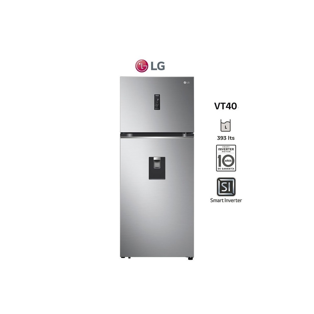 REFRIGERADOR LG VT40 VT40SPP 392 L. INVERTER F/SECO C/DISPEN.