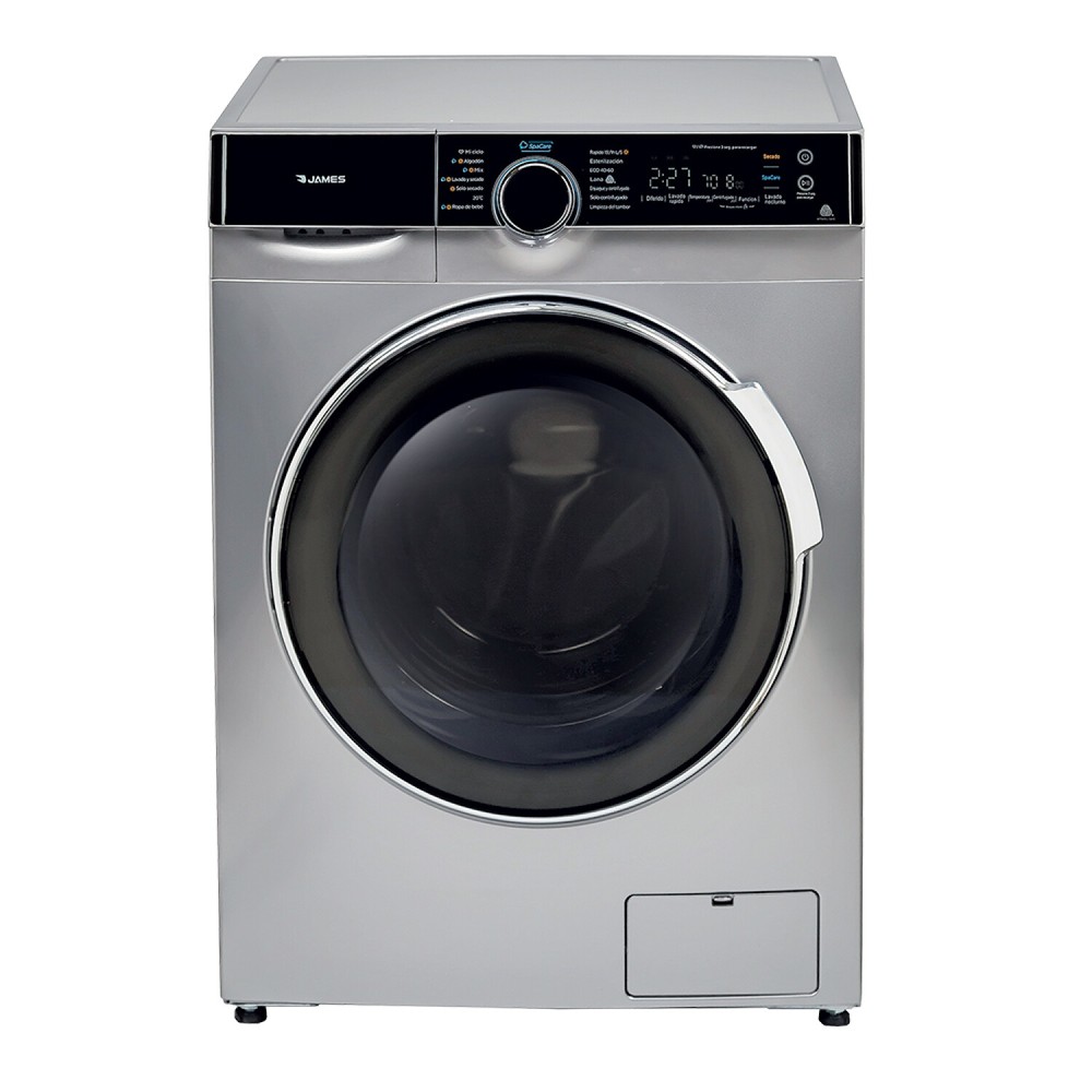 LAVASECARROPA JAMES INVERTER LSE1016 SILVER 10,5 KG C/FRONT