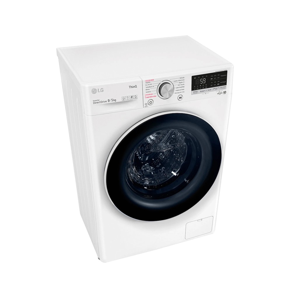 LAVASECARROPA LG INVERTER WD9WVC4S6 9 KG. C/FRONTAL BCO.