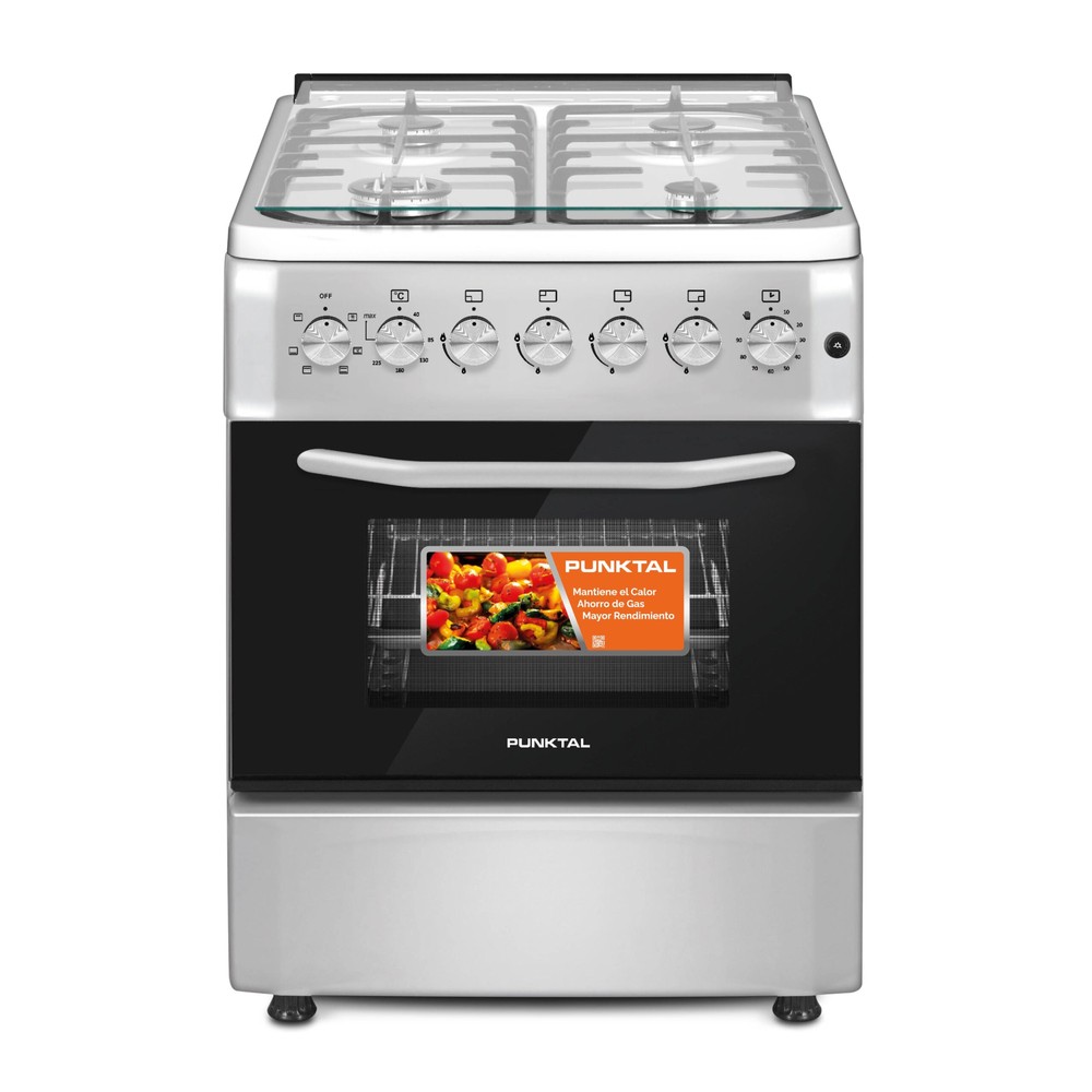 COCINA PUNKTAL  PK-1970TK TURKIA COMB. 4 H. GAS Y HORNO ELEC. (5830)