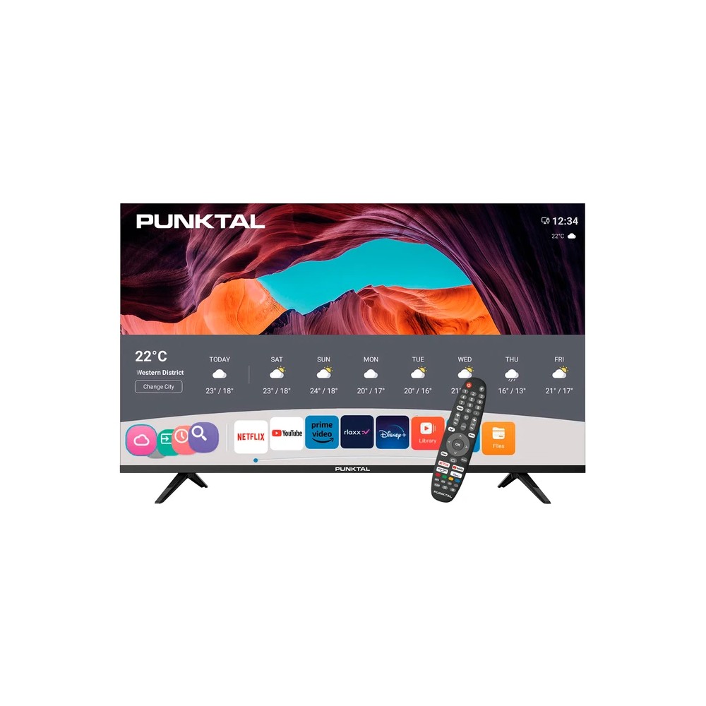 124012 TELEVISOR PUNKTAL LED 50" PK-50 WOS SMART FRAMELESS (3804)