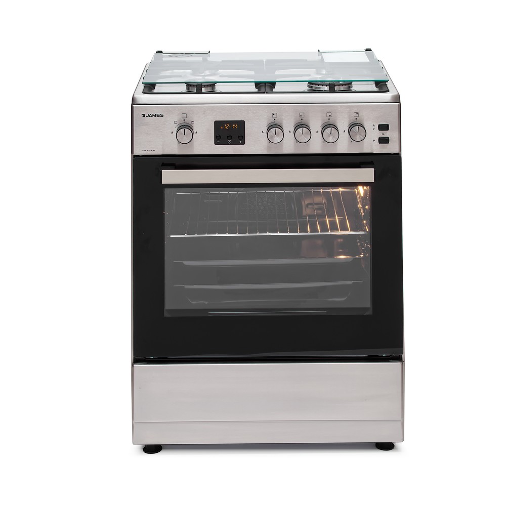124702 COCINA JAMES C26ATKS G3 60X55 4H.GAS H/GAS A/INOX. (6126)