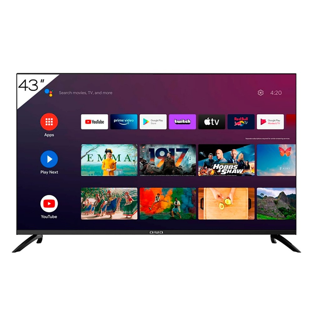 125223 TELEVISOR AIWA LED 43" AW-43B4SMFL SMART FHD D-ISDB-T FRAMELESS