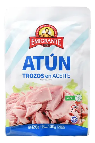 125557 ATUN E/TROZOS A/ACEITE EMIGRANTE 120 GRS. (208272)