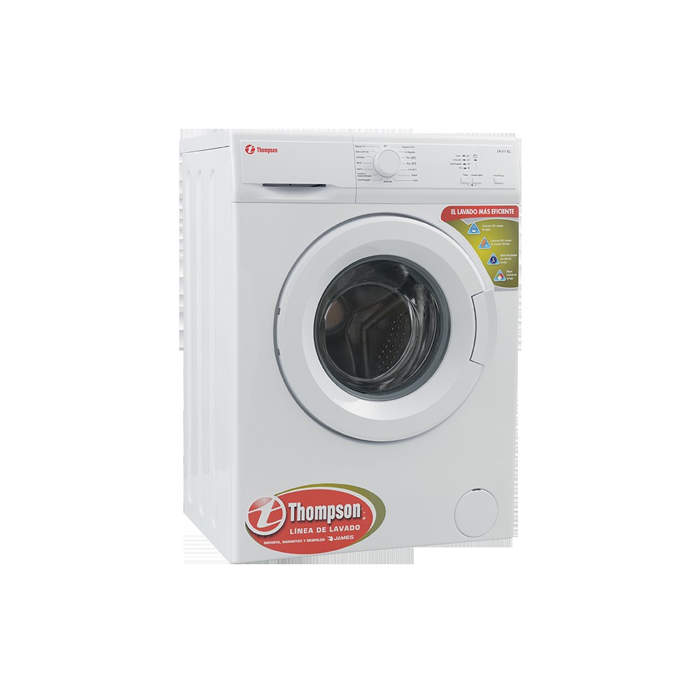 LAVARROPA THOMPSON LR611 BL 6 KG. CARGA FRONTAL BCO. (3663)